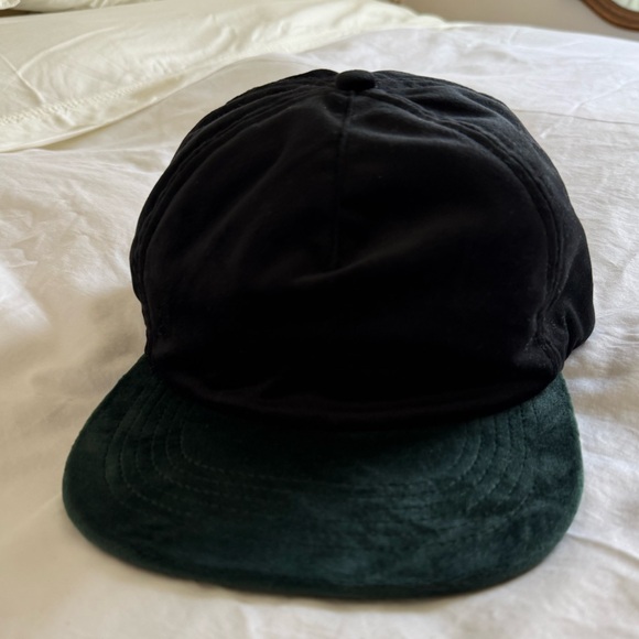 General Admission Velvet Black and Green hat - Picture 1 of 6